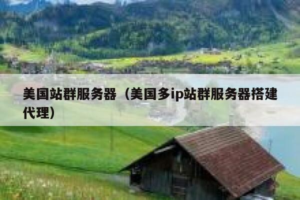 美国站群服务器（美国多ip站群服务器搭建代理）