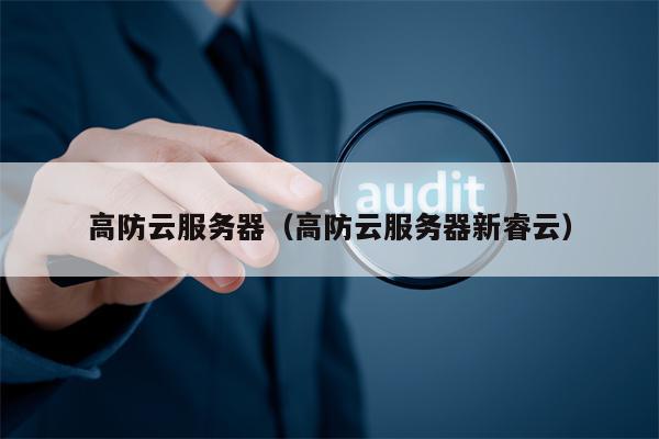 高防云服务器（高防云服务器新睿云）